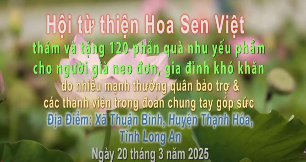 [2025.03.20] Thăm và trao tặng 120 phần quà nhu yếu phẩm cho bà con nghèo, neo đơn