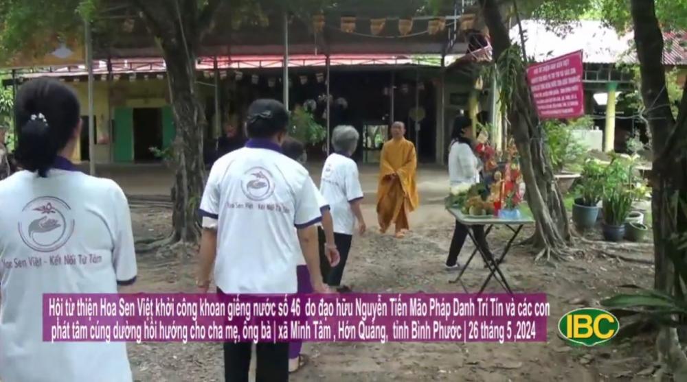 [2024.05.26] Khoan giếng nước 46 -Bình Phước - GĐ Nguyễn Tiến Mão và các con bảo trợ
