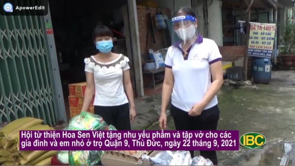 [2021.09.22] Tặng quà và tập vở cho các gia đình và em nhỏ ở trọ Quận 9, Thủ Đức