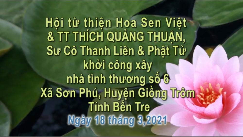 [2021.03.18] Khởi công xây dựng nhà tình thương số 6 Phan Văn Luông Bến Tre