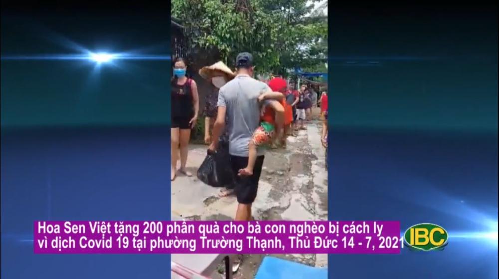 [2021.07.14] Tặng 200 phần quà cho bà con nghèo đang bị cách ly vì dịch Covid 19 14/7/21