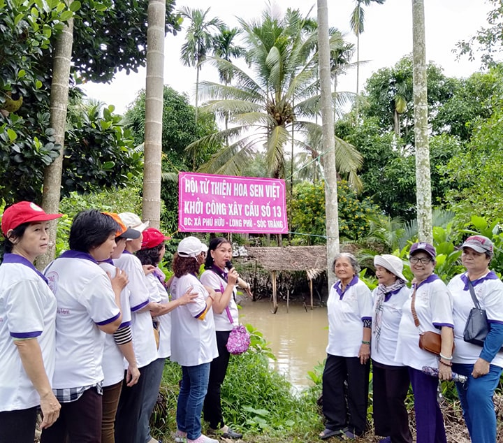 Hoa sen Việt đi khởi công xây cầu số 13 ở Sóc Trăng Ngày 03/11/2019