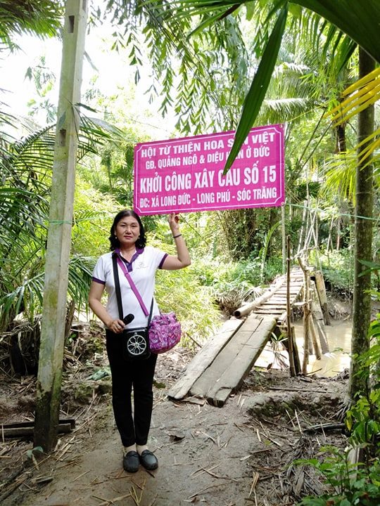 Hoa Sen Việt khánh thành cầu số 15 và đoạn đường 60m tại Sóc Trăng - ngày 15 tháng 1, 2020