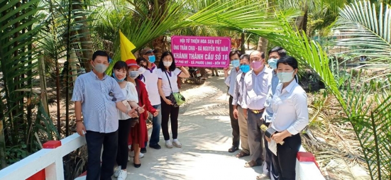 Hoa Sen Việt khánh thành cầu số 16 ở Bến Tre 19 tháng 4, 2020