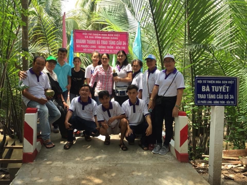 Hoa Sen Việt khánh thành cầu số 34 tại Bến Tre 29-07-2020