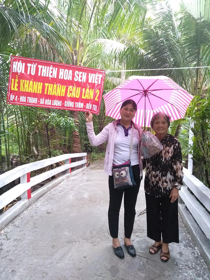 HOA SEN VIỆT- KHÁNH THÀNH CẦU THỨ 2, TẠI GIỒNG TRÔM, BẾN TRE, NGÀY 25/11/2018.