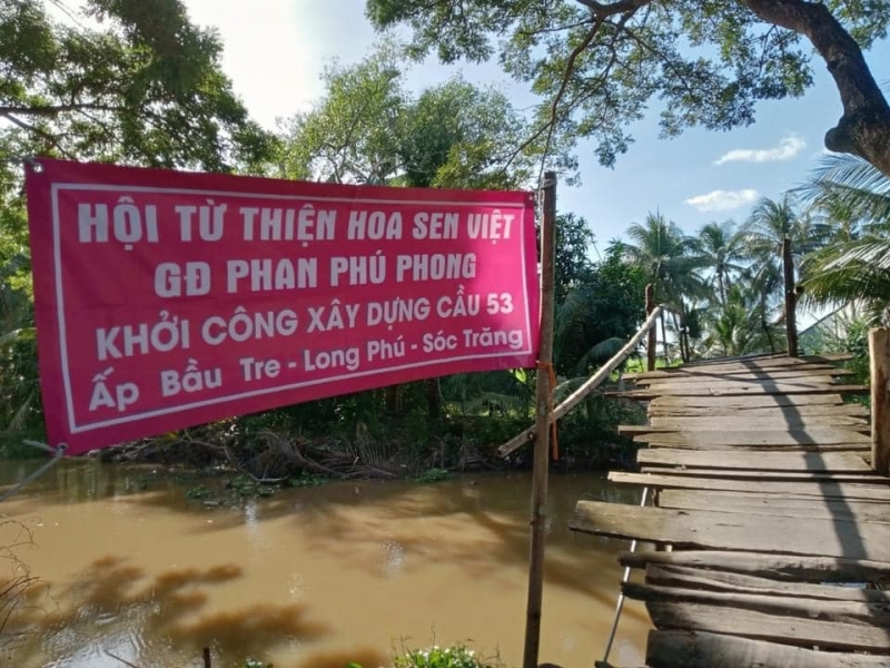Hoa Sen Việt khởi công xây cầu số 53 ngày 17/11/2020