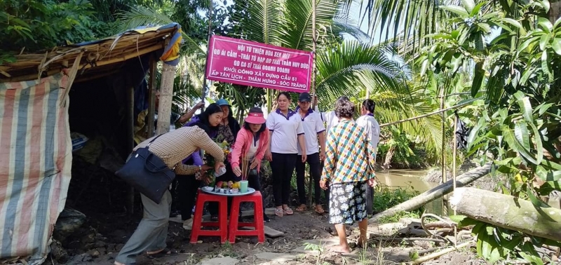 HOA SEN VIET khởi công xây dựng cầu số 51 Sóc Trăng ngày 17 thang 11 2020