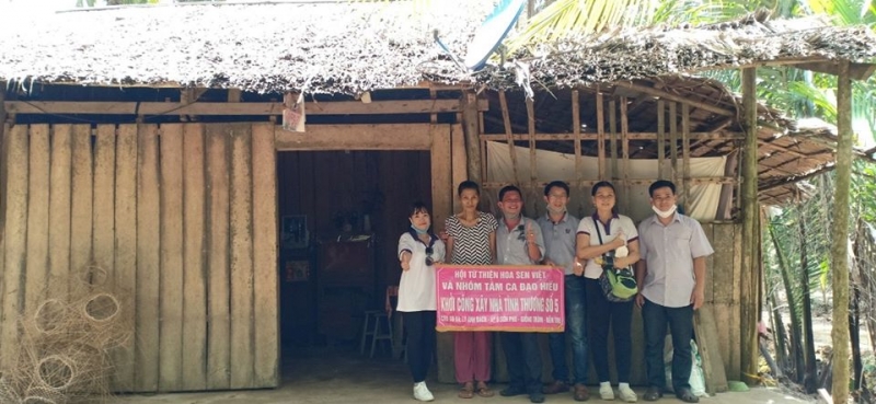 Hoa Sen Việt và Tâm Ca Đạo Hiếu khởi công xây nhà tình thương số 5 ngày 19 tháng 4, 2020