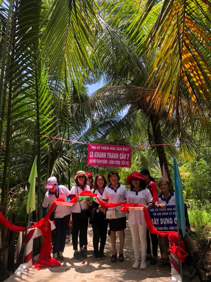 HSV hoàn thành 2 cây cầu từ thiện số 7 & 8 ngay 7 thang 9,2019