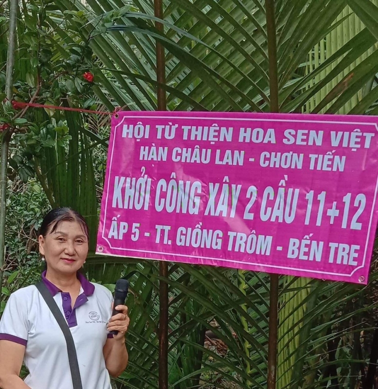 HSV khởi công xây tiếp hai cây cầu 11 & 12 ở phú Thạnh Đông -Giồng Trôm- Bến Tre (20 tháng 9,2019)
