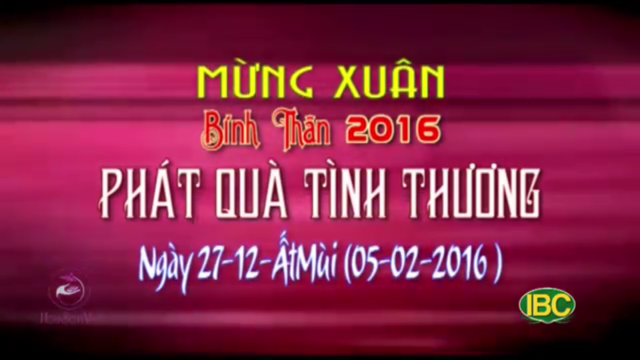 [05.2.2016] Phát quà tình thương ở Vĩnh Long